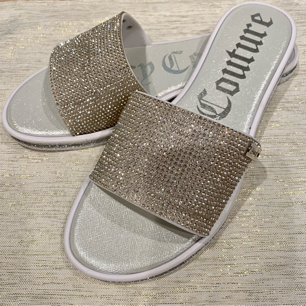 Juicy Couture Rhinestone Sandals